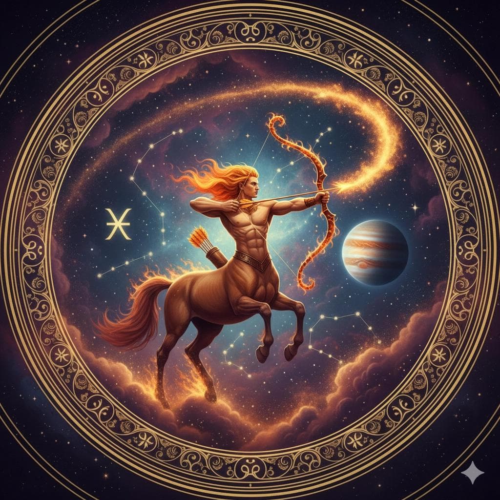 Sagittarius zodiac sign symbol