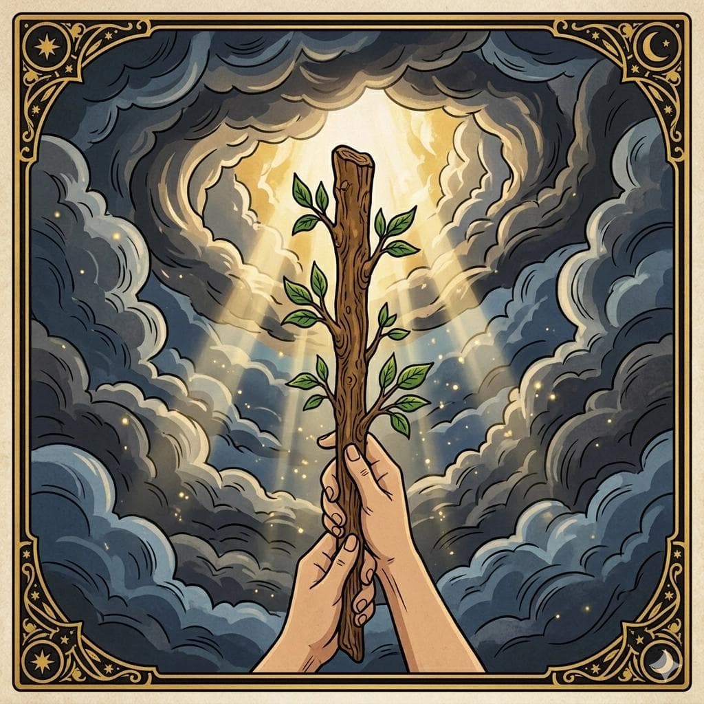 Wands suit tarot card — element of fire, passion and creativity