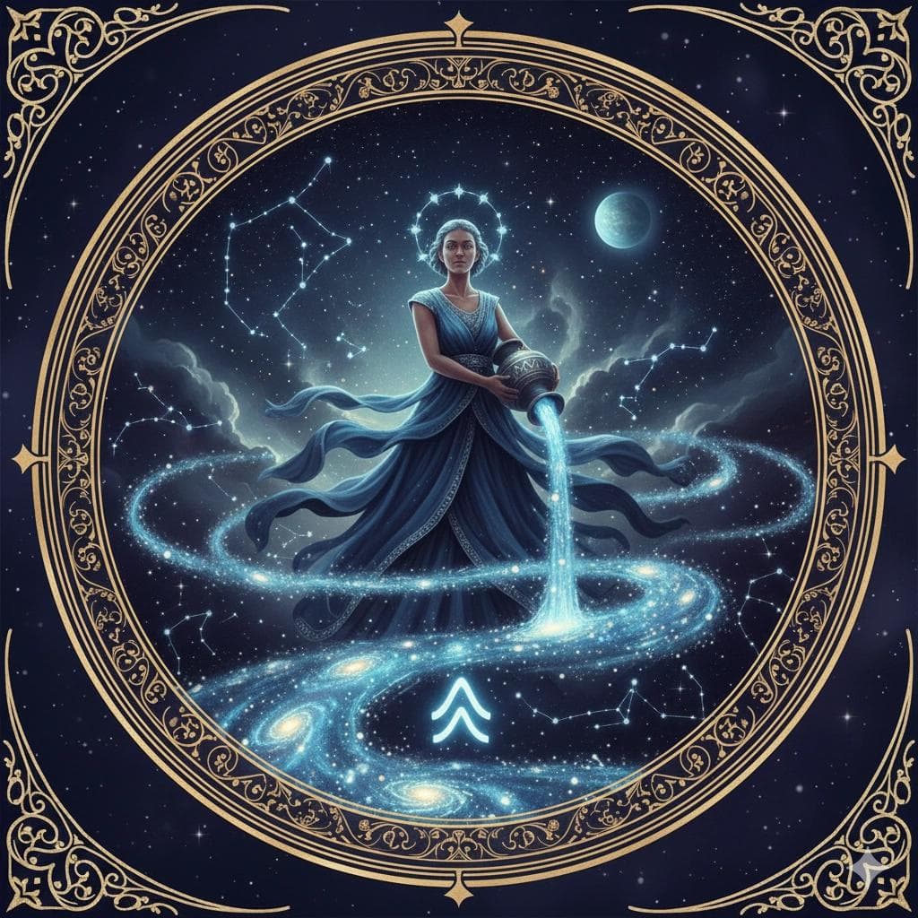 Aquarius zodiac sign symbol