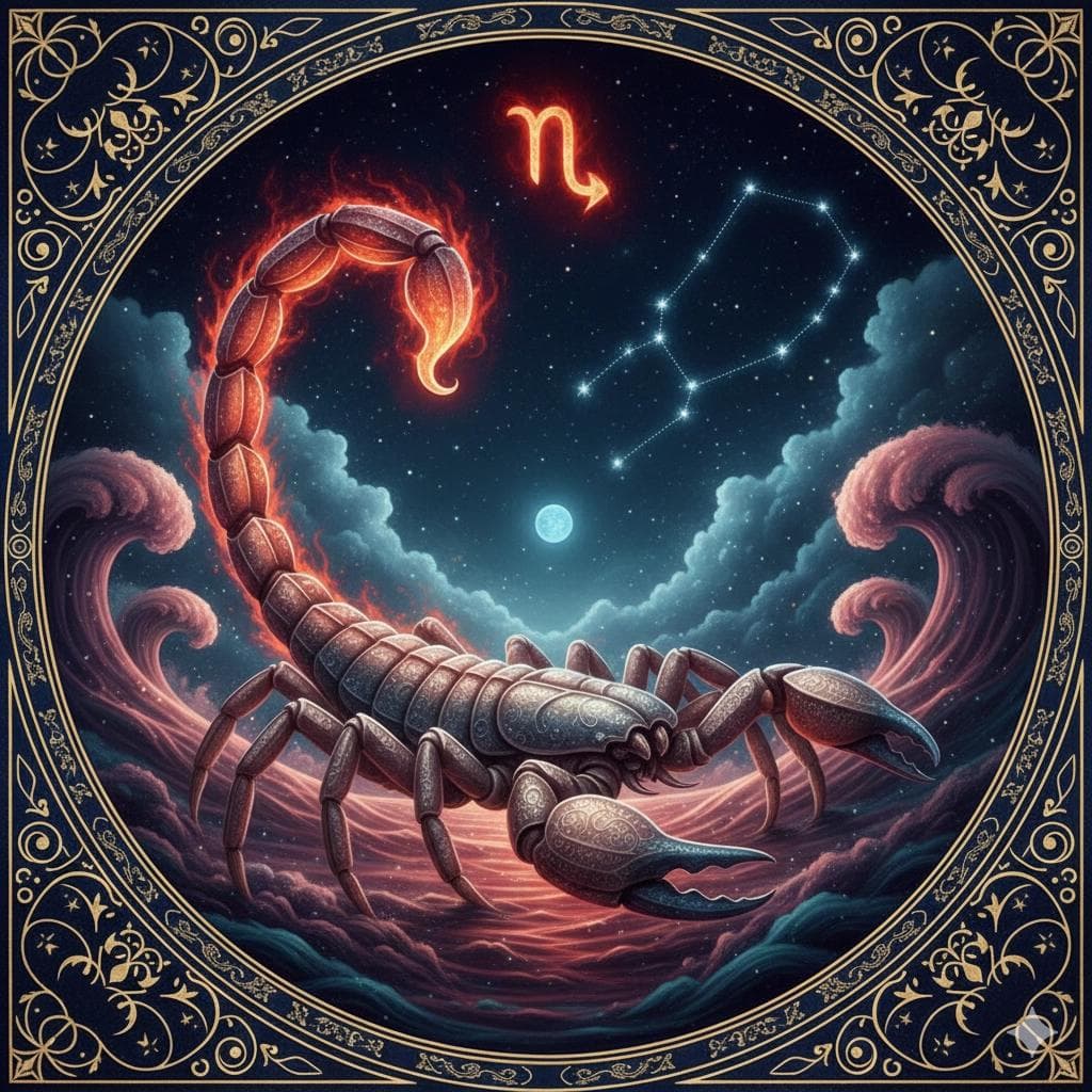Scorpio zodiac sign symbol