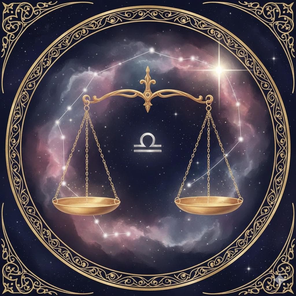 Libra zodiac sign symbol