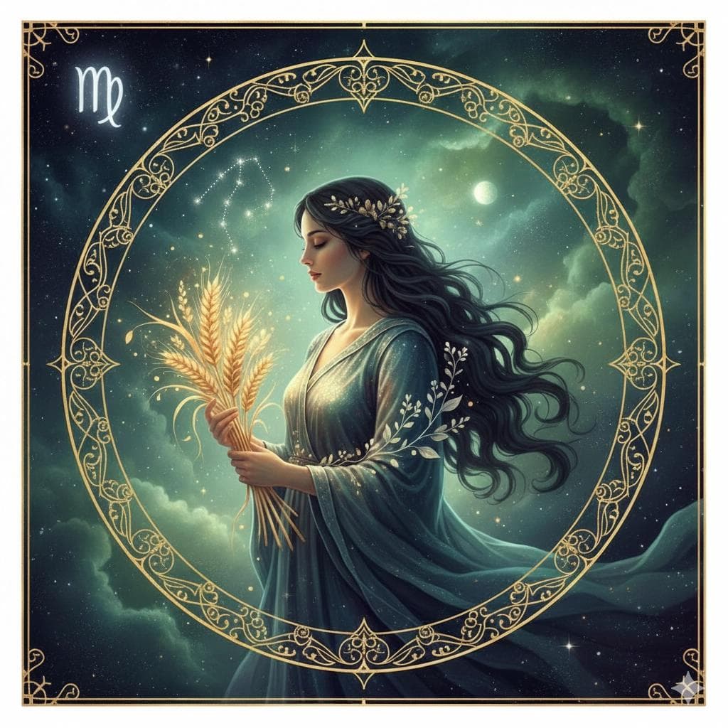Virgo zodiac sign symbol